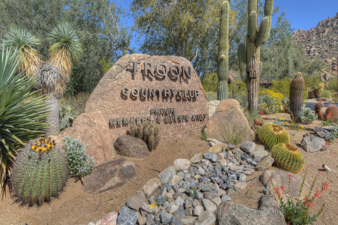 Troon Country Club Sign